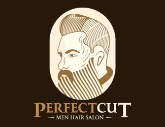 Projektowanie logo dla firm online Pefect Cut