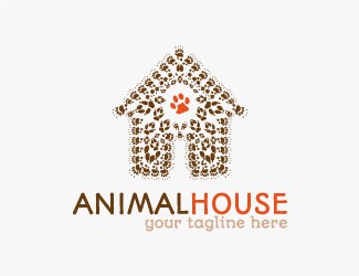 Projektowanie logo dla firmy, konkurs graficzny ANIMAL HOUSE