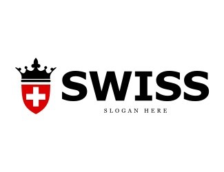 Projekt graficzny logo dla firmy online SWISS