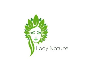 Projektowanie logo dla firm online Lady Nature