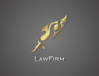 Projekt graficzny logo dla firmy online Law Firm