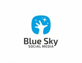 Projekt logo dla firmy BlueSky/Niebieskie Niebo | Projektowanie logo