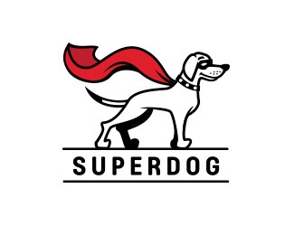 Projekt logo dla firmy SUPERDOG | Projektowanie logo