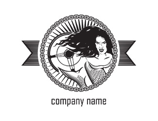 Projekt graficzny logo dla firmy online syrena