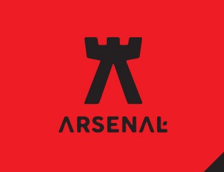Projekt graficzny logo dla firmy online Arsenał