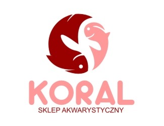 Projekt graficzny logo dla firmy online Koral