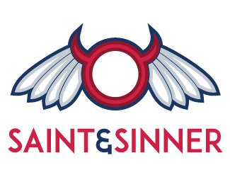 Projekt graficzny logo dla firmy online Saint & Sinner