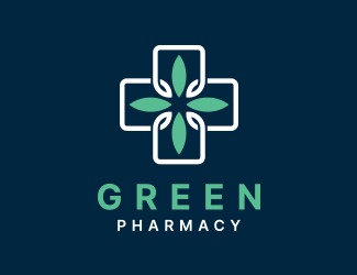 Projekt logo dla firmy Zielona Apteka | Projektowanie logo