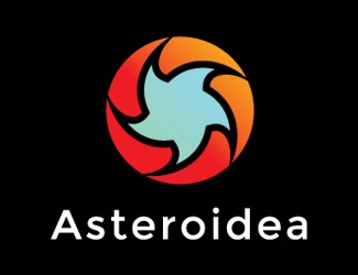 Projekt graficzny logo dla firmy online asteroidea