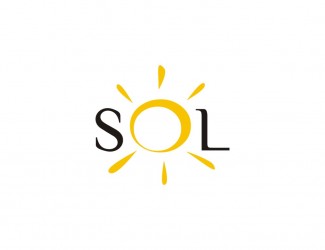 Projekt graficzny logo dla firmy online słońce