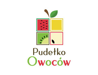 Projekt logo dla firmy pudełko owoców | Projektowanie logo