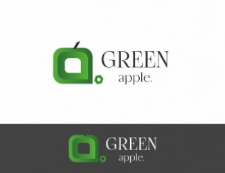 Projektowanie logo dla firmy, konkurs graficzny Green apple