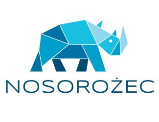 Projekt graficzny logo dla firmy online nosorożec