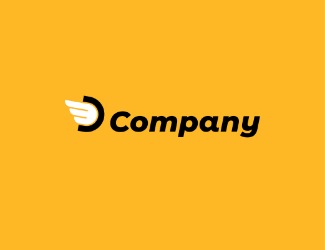 Projektowanie logo dla firmy, konkurs graficzny Dostawa na skrzydłach