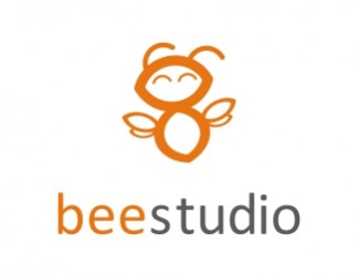 Projekt graficzny logo dla firmy online bee studio