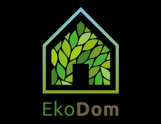 Projekt logo dla firmy ekoDom | Projektowanie logo