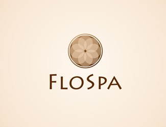 Projekt logo dla firmy FloSpa | Projektowanie logo
