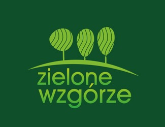 Projekt logo dla firmy Zielone Wzgórze | Projektowanie logo