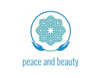 Projekt graficzny logo dla firmy online peace and beauty