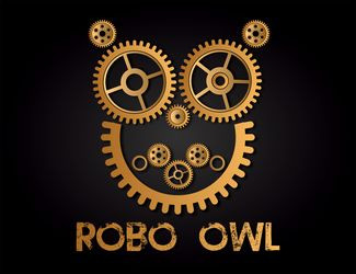 Projekt graficzny logo dla firmy online ROBO SOWA