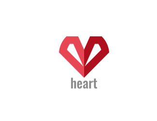Projekt logo dla firmy heart | Projektowanie logo