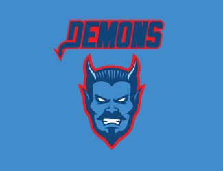 BLUE DEMONS - projektowanie logo - konkurs graficzny