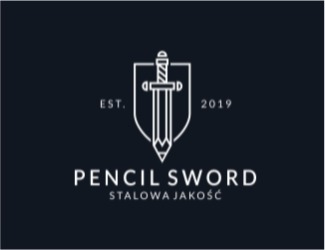 Projekt logo dla firmy Pencil Sword | Projektowanie logo