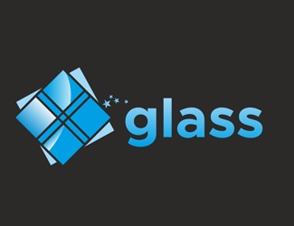 Projekt graficzny logo dla firmy online Glass