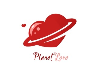 Projektowanie logo dla firm online Planet Love