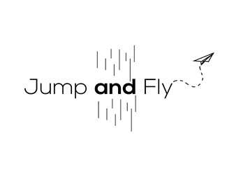 Projekt graficzny logo dla firmy online Jump and Fly