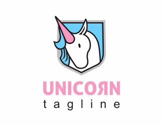 Projekt graficzny logo dla firmy online UNICORN - jednorożec