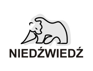 Projekt graficzny logo dla firmy online Niedźwiedź