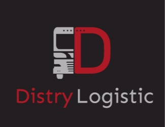 Projekt graficzny logo dla firmy online Distri Logistic