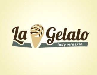 Projektowanie logo dla firm online La Gelato