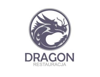 Projekt graficzny logo dla firmy online Dragon