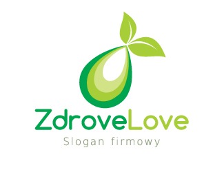 Projekt logo dla firmy Zdrove Love | Projektowanie logo
