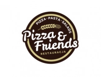 Pizza&Friends - projektowanie logo - konkurs graficzny