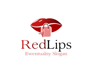 Projekt logo dla firmy RedLips | Projektowanie logo
