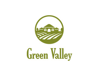 Projekt graficzny logo dla firmy online Green Valley