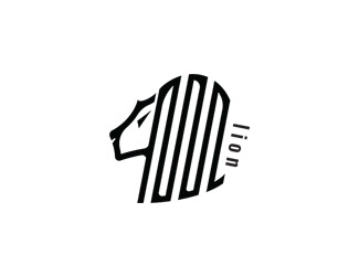 Projekt graficzny logo dla firmy online lion