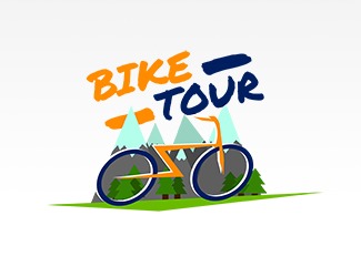 Projekt graficzny logo dla firmy online Wyścig rowerowy