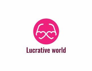 Projekt graficzny logo dla firmy online Lucrative world