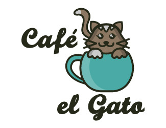 Projektowanie logo dla firmy, konkurs graficzny kocia kawiarnia