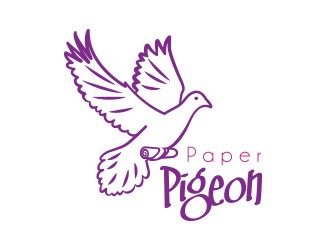 Projekt logo dla firmy Paper Pigeon | Projektowanie logo