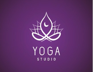 YOGA STUDIO - projektowanie logo - konkurs graficzny