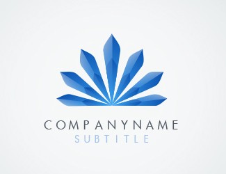 Projekt graficzny logo dla firmy online CRYSTAL