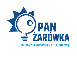 Projekt logo dla firmy Pan Żarówka | Projektowanie logo