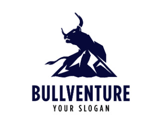 Projektowanie logo dla firm online Bullventure