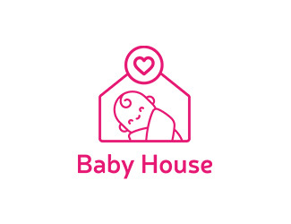 Projektowanie logo dla firm online Baby House