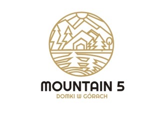 Projekt logo dla firmy Mountain5 | Projektowanie logo